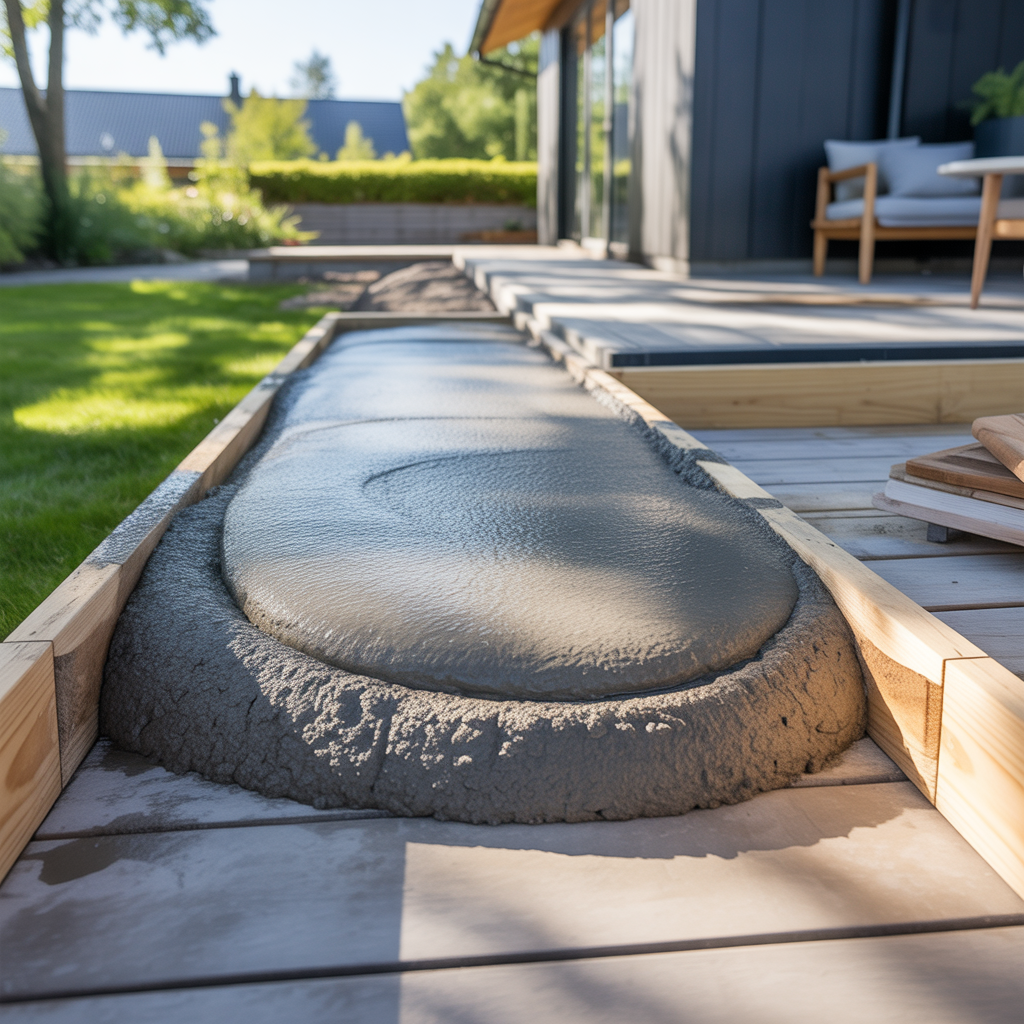 .Sa kan du anvanda sjalvkompakterande betong hemma