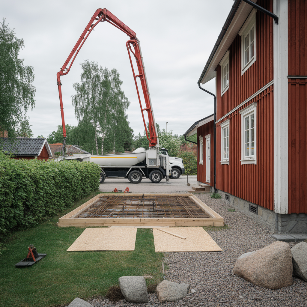 betongpumpning hemma kostnad rackvidd och fallgropar