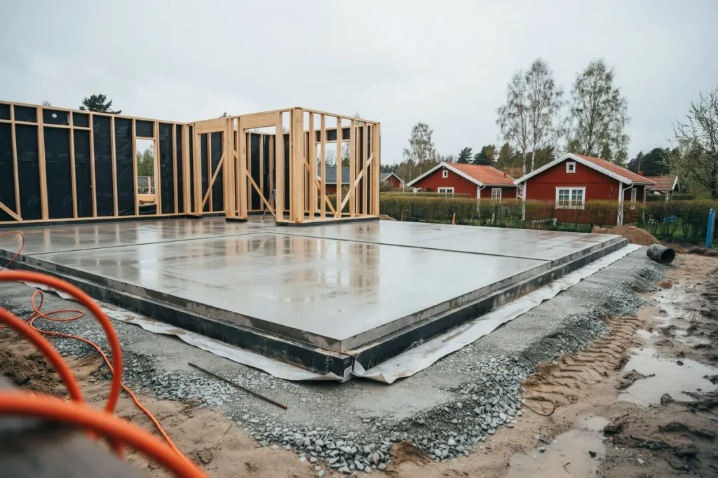 bygga platta p mark s f r du en varm stabil och fukts ker grund till huset